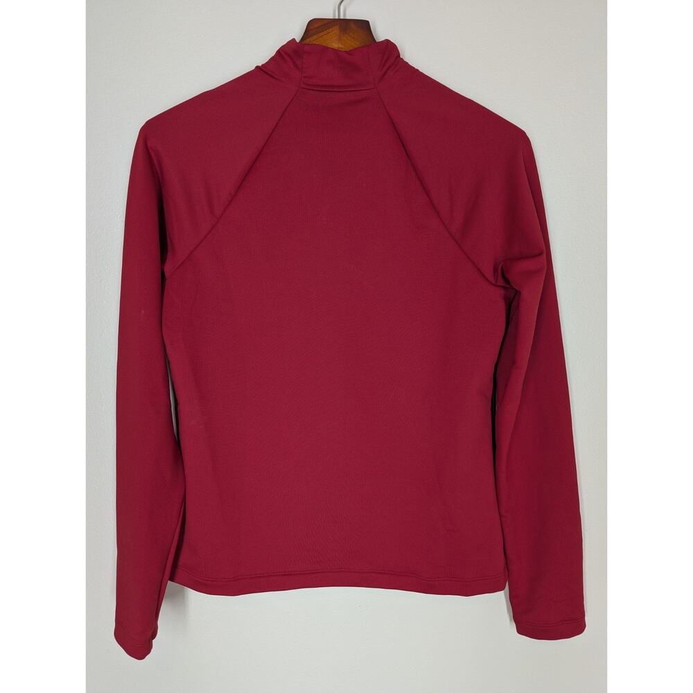 Under Armour Cold Gear Wisconsin Badgers Women’s Red Half Zip Long Sleeve Medium - Picture 2 of 8